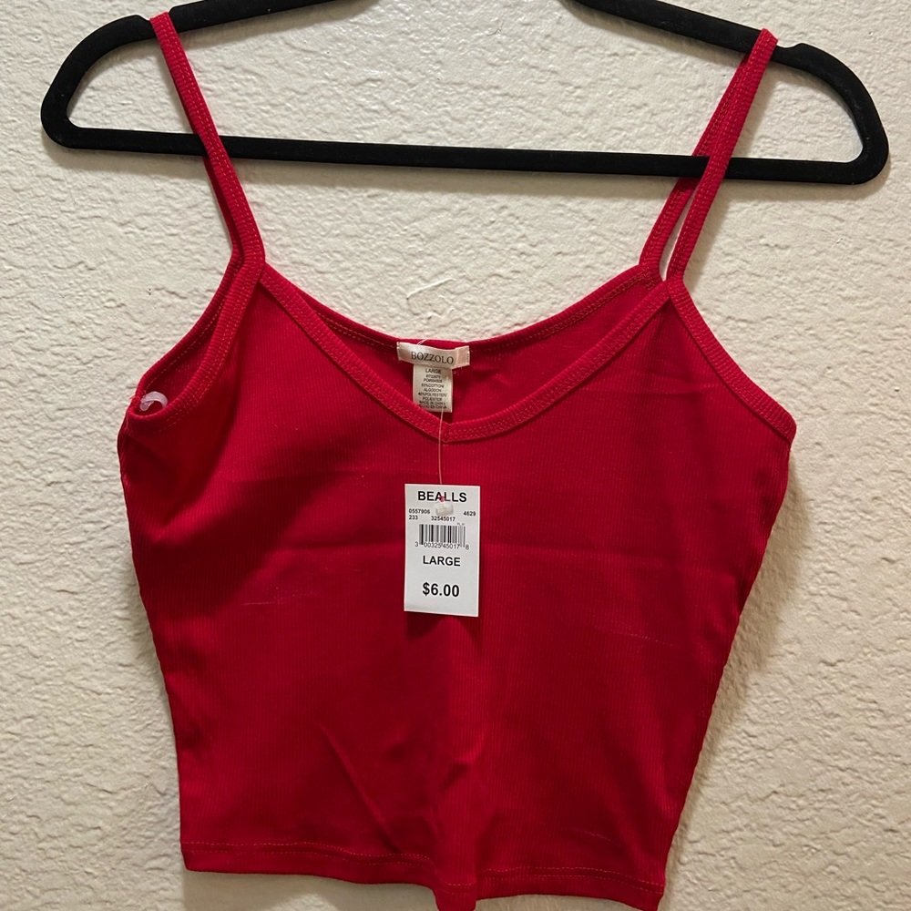 NWT. Bozzollo crop top. Size L.